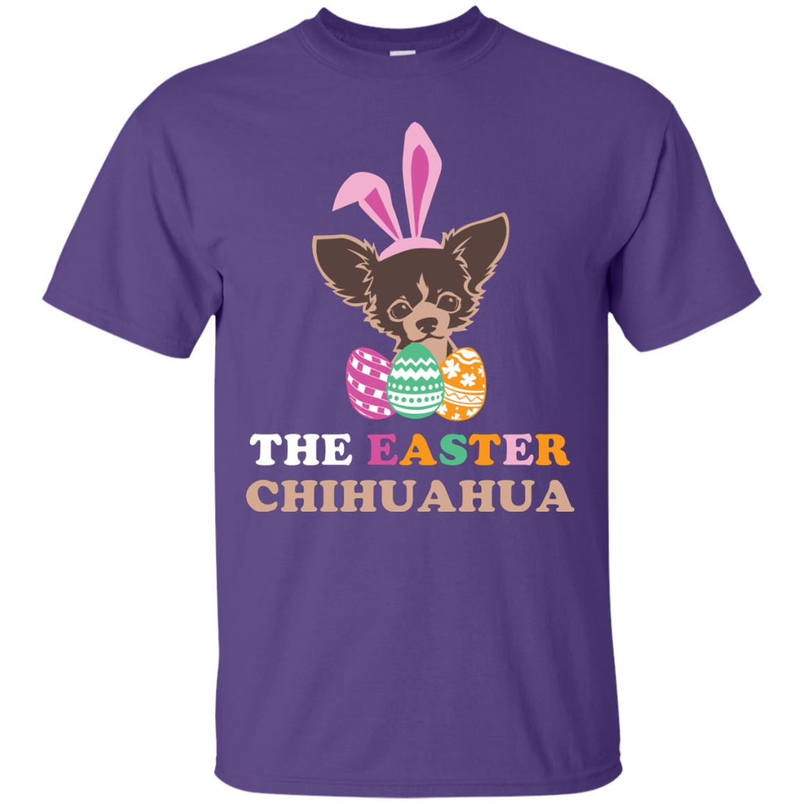 The Easter Chihuahua Easter Gift Shirt For Dog Lover Purple