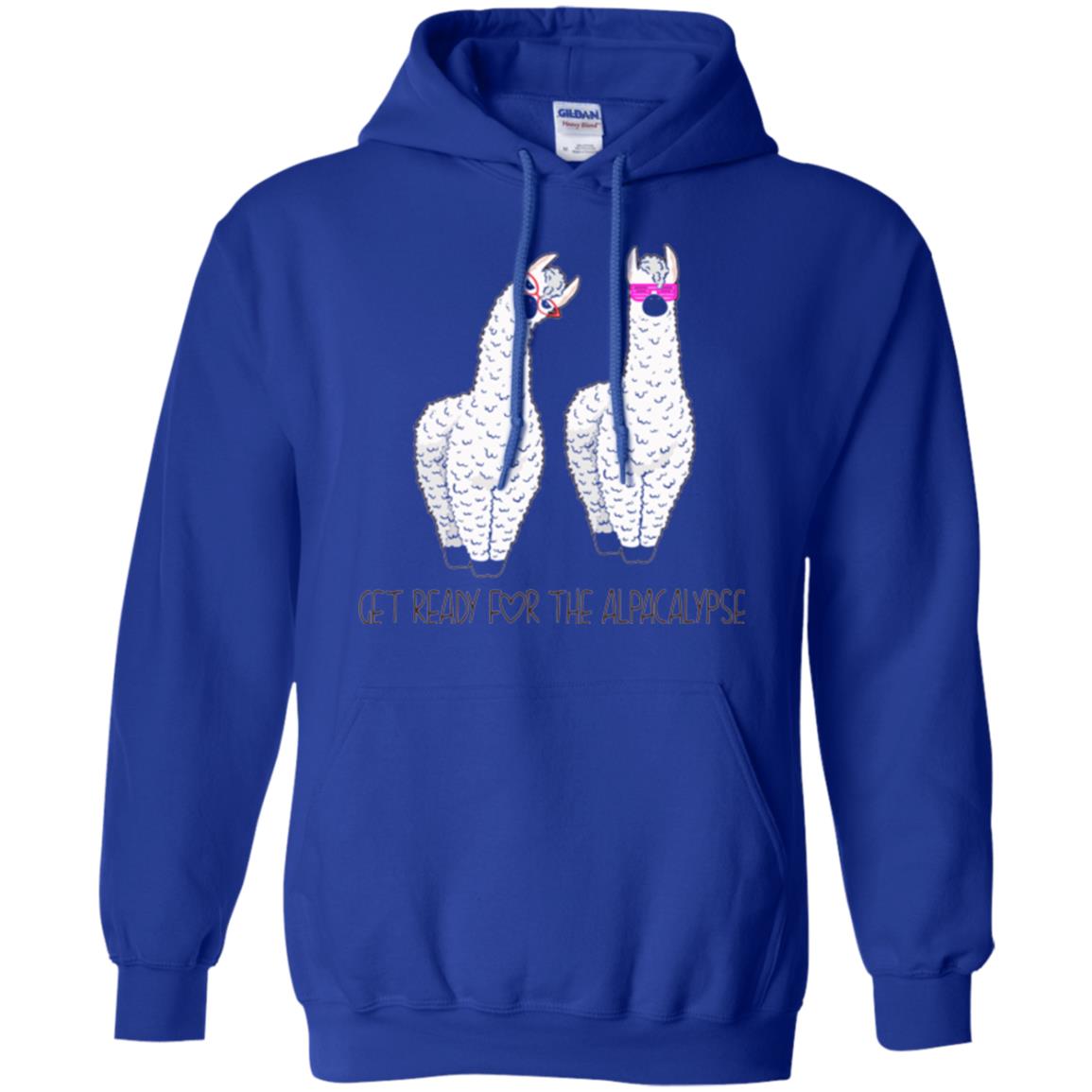 Funny Alpaca T-shirt Get Ready For The Alpacalypse Royal