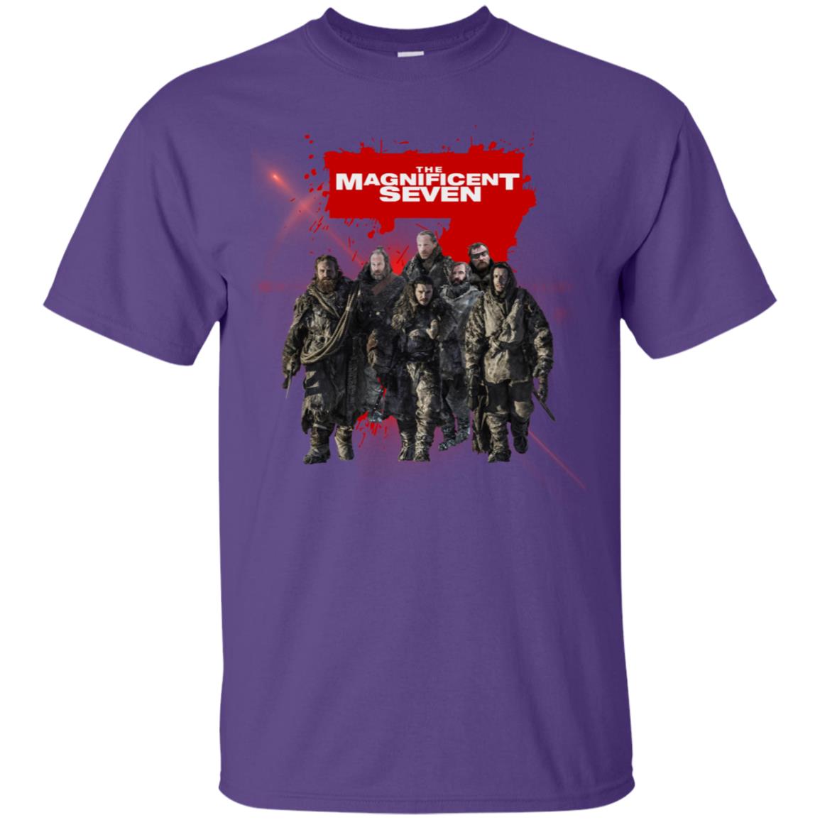 The Magnificent Seven Game Of Thrones Version T-shirt Purple