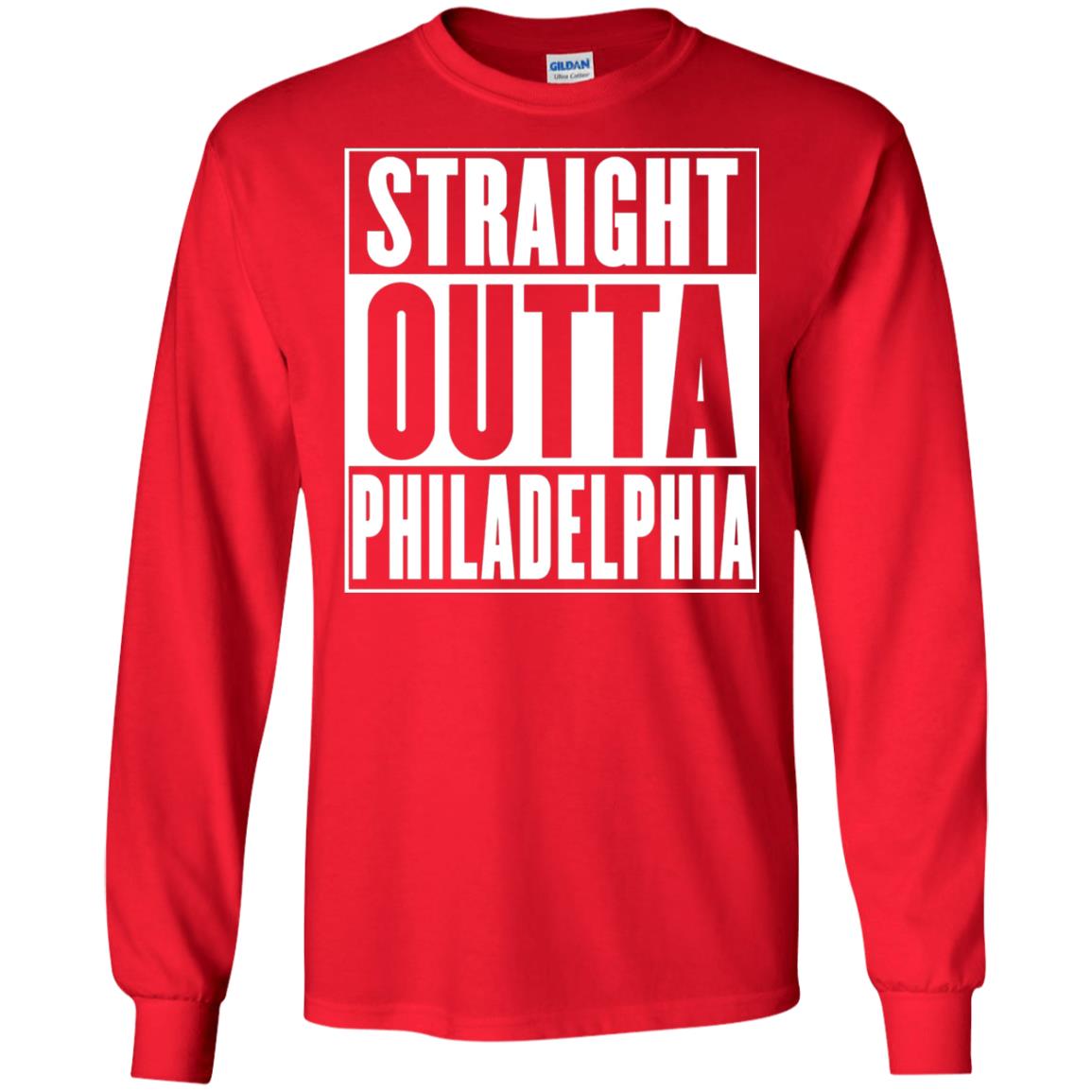Straight Outta Philadelphia T-shirt Red