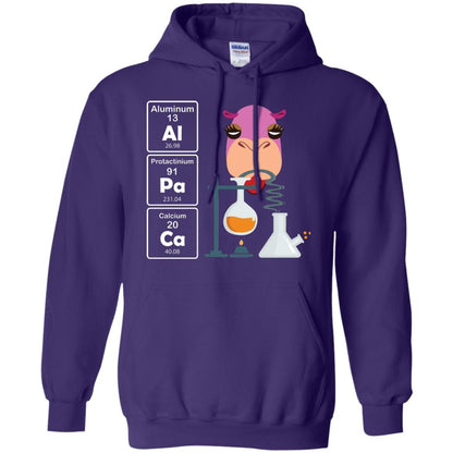 Al-pa-ca Funny Element Chemistry Alpaca Lover Shirt Purple