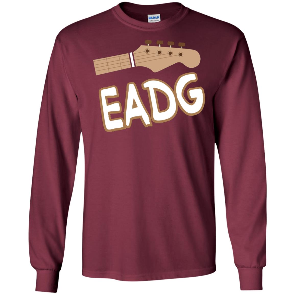 Eadg Bass Tuning Lover Shirt Maroon