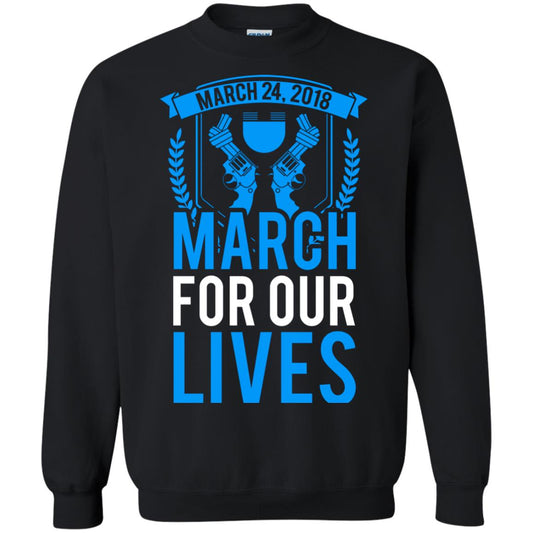 Anti Gun T-shirt March For Our Lives March 24 2018 Black
