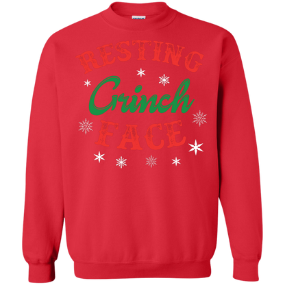 Christmas T-Shirt Resting Grinch Face Red