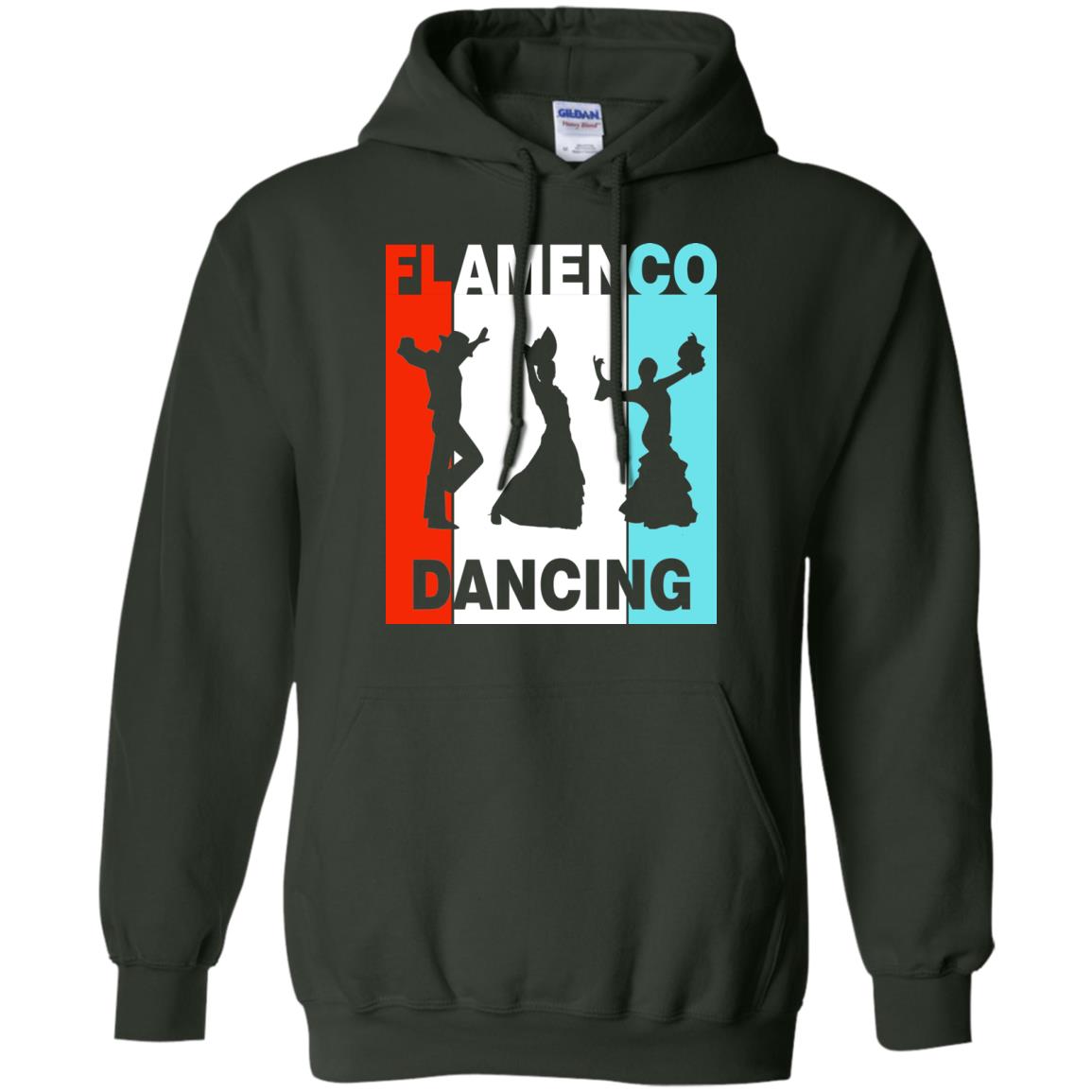 Flamenco Dancing Spanish Dance And Music Lover Shirt Forest Green