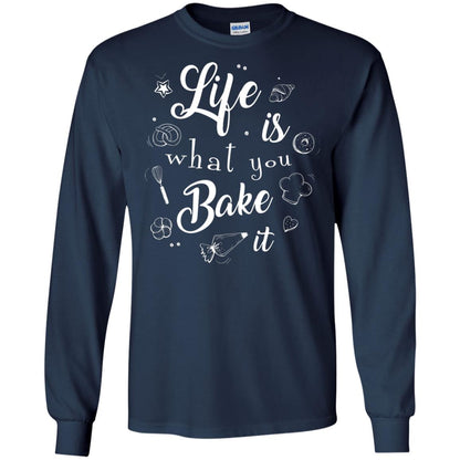Baker T-shirt Life Is What You Bake It Navy