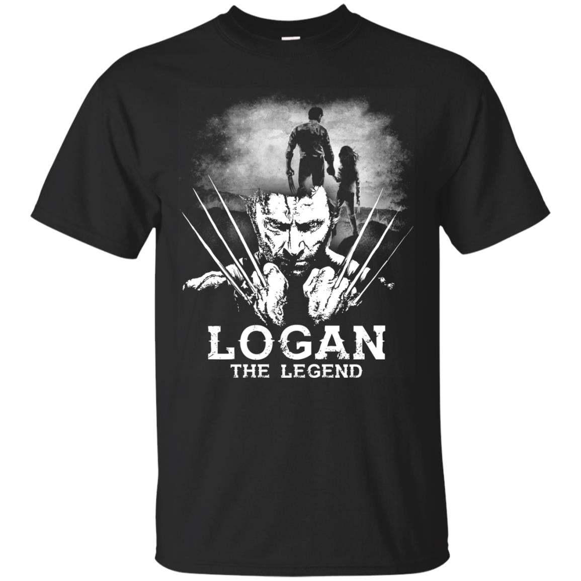 Logan The Legend Wolverine Fan T-shirt Black