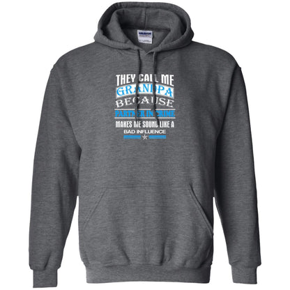 Family T-shirt They Call Me Grandpa Dark Heather