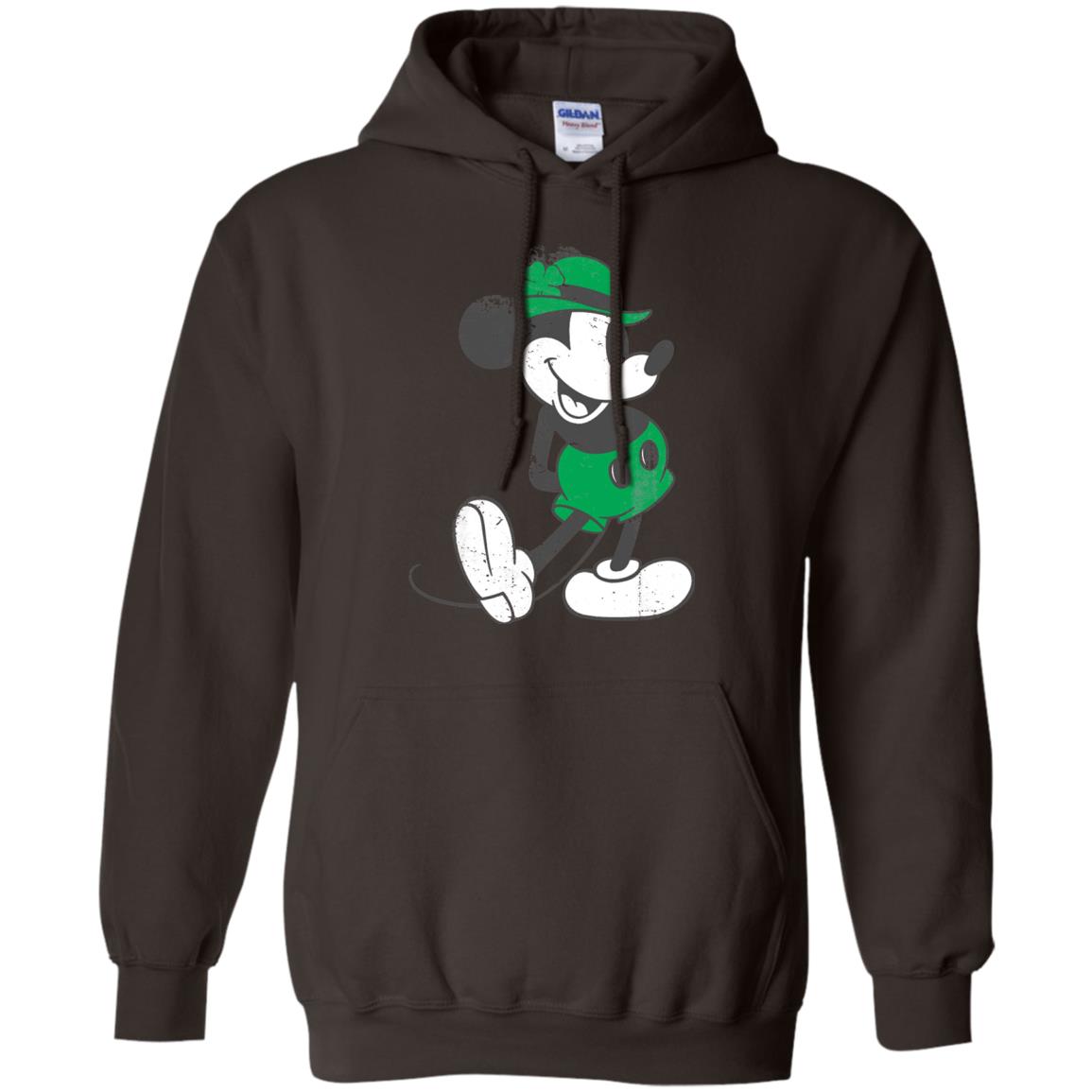 Mickey Mouse St. Patrick_s Day T-shirt Dark Chocolate