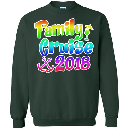 Family T-shirt Cruise 2018 Forest Green