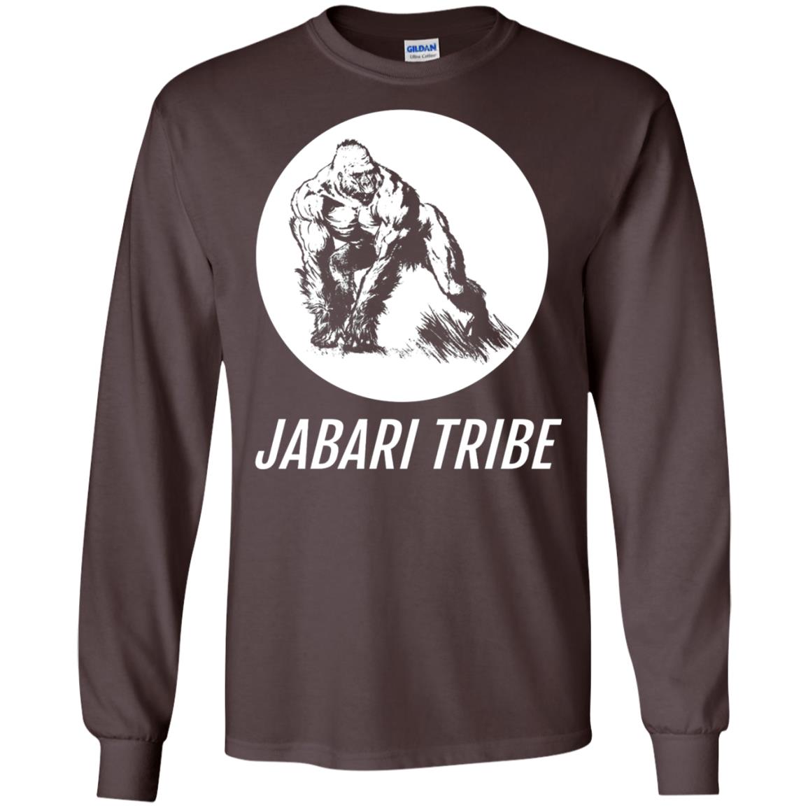 Jabari Tribe White Gorilla T-shirt Dark Chocolate
