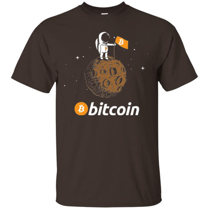 Bitcoin T-shirt Featuring Astronaut Dark Chocolate