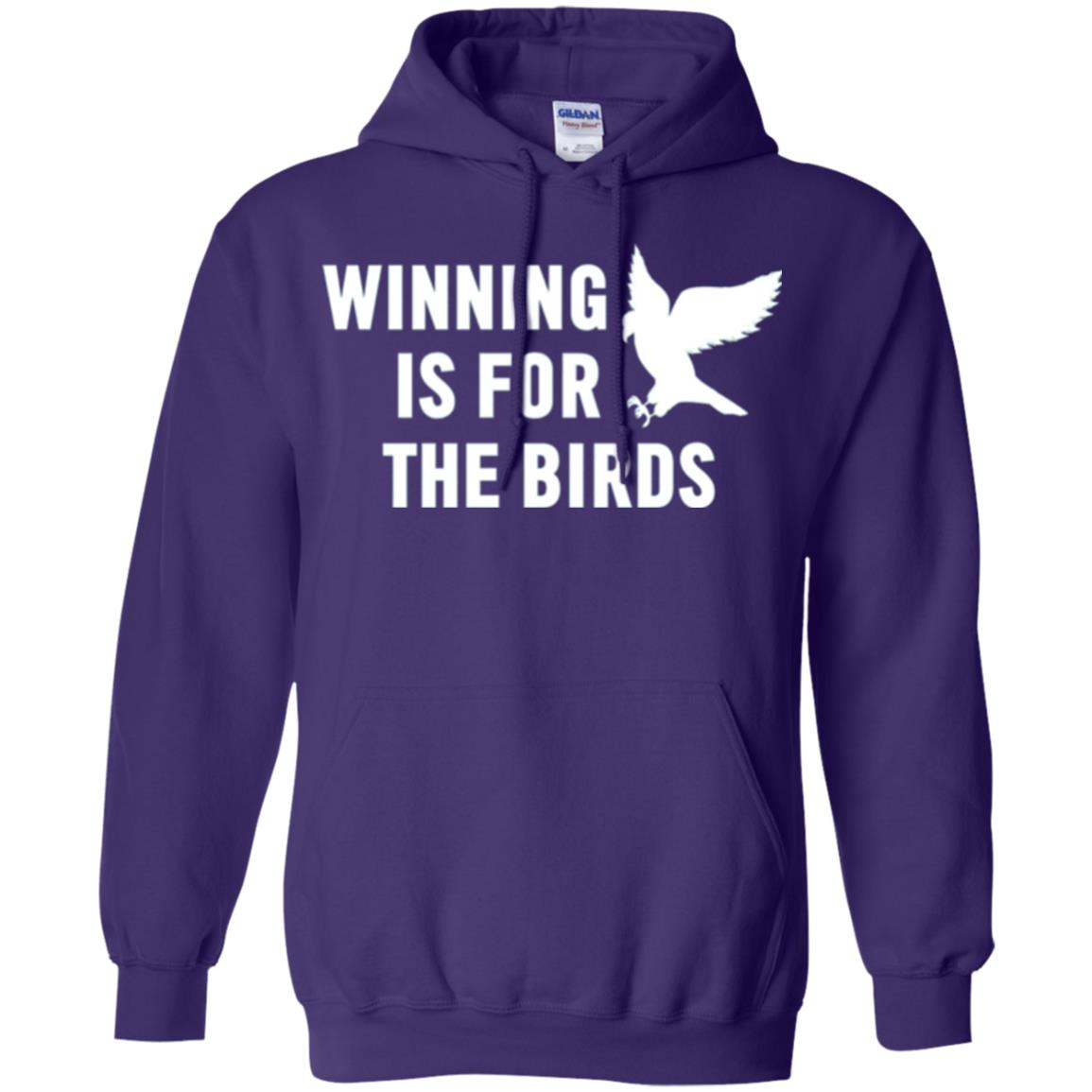 Winning Is For The Birds Eagle Mascot T-shirt Purple