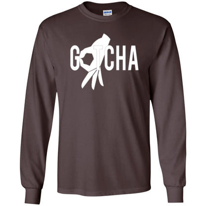 Gotcha Finger Circle Game T-shirt Dark Chocolate