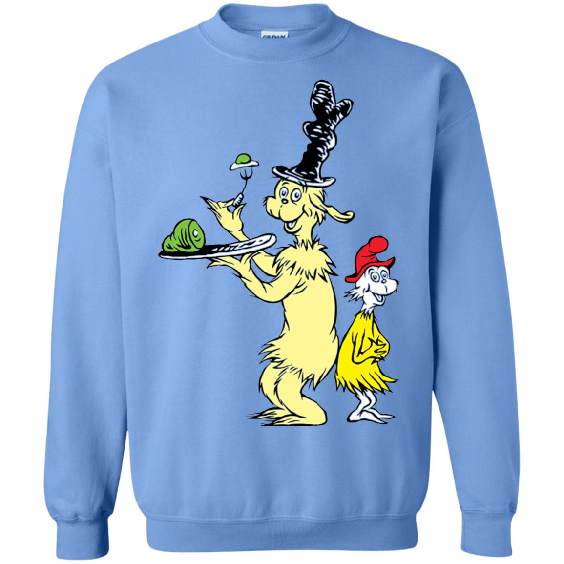 Dr. Seuss I Like Green Eggs And Ham T-shirt Carolina Blue