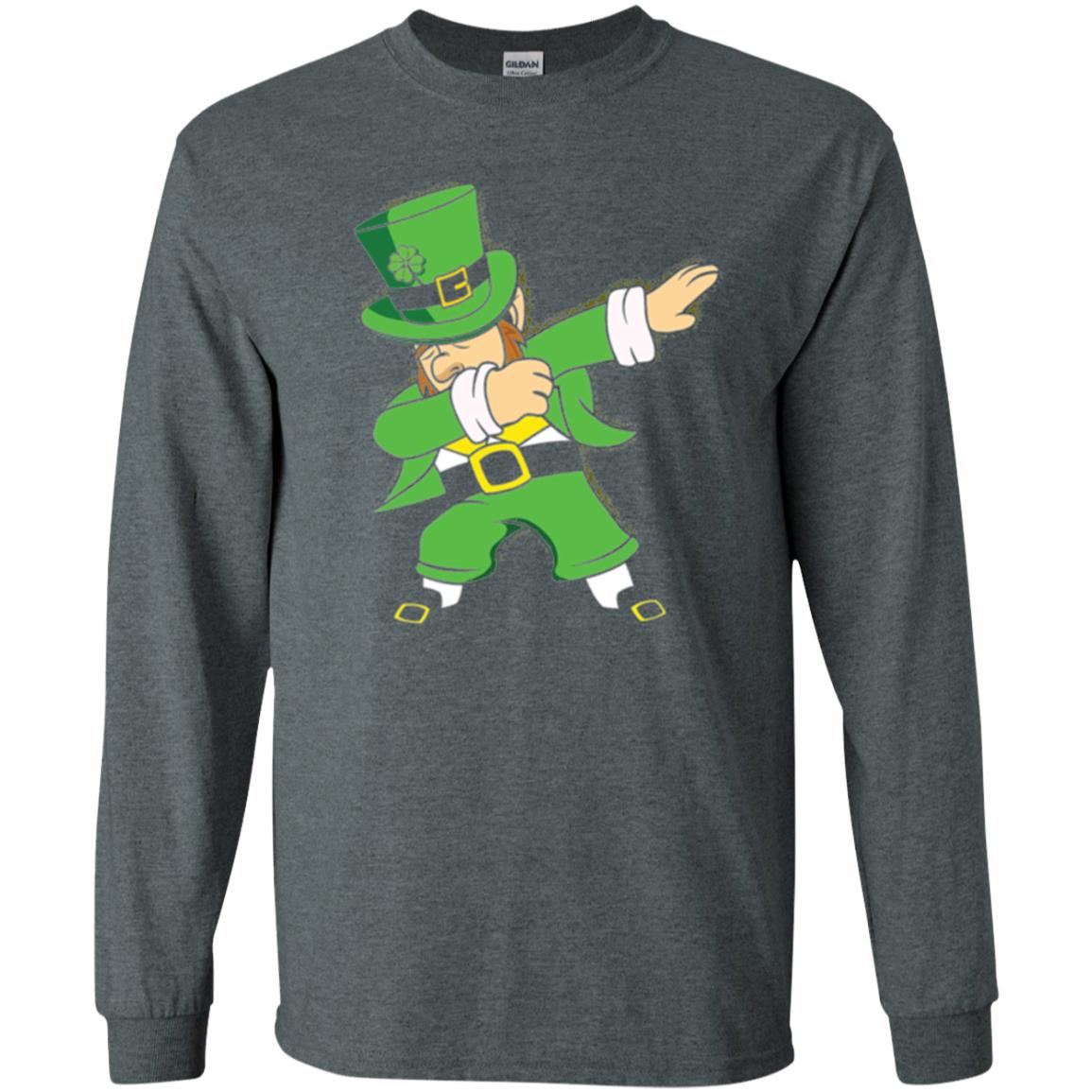 St. Patrick_s Day T-shirt Irish Dabbing T-shirt Dark Heather
