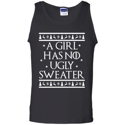 Christmas T-shirt A Girl Has No Ugly Sweater Black