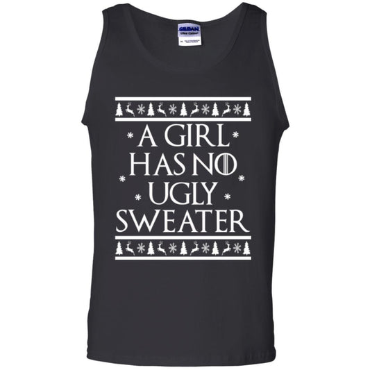 Christmas T-shirt A Girl Has No Ugly Sweater Black