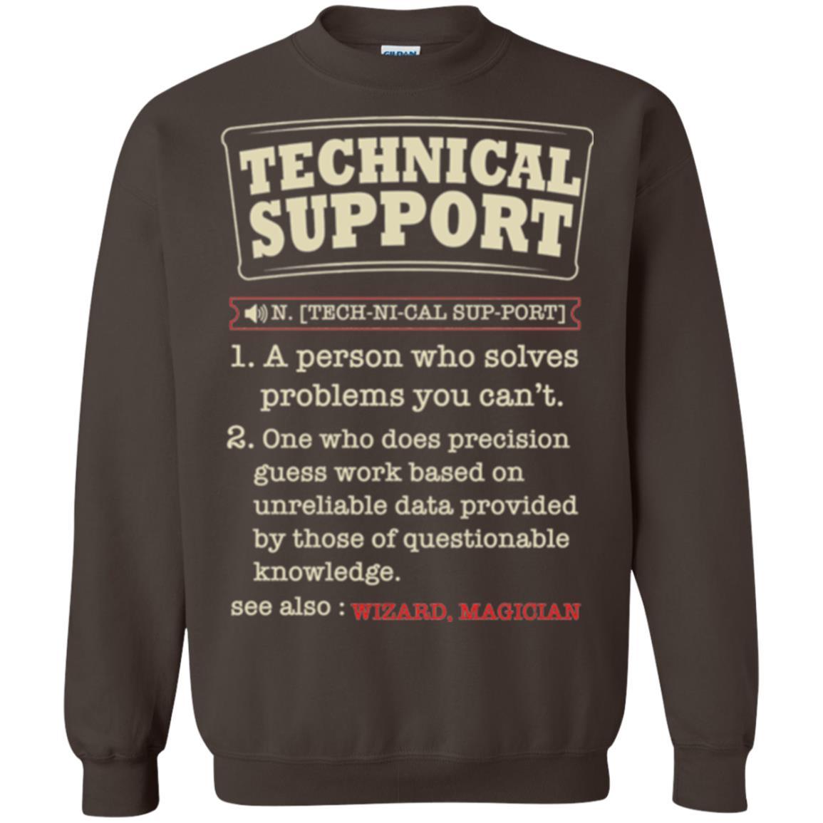 Computer Nerd T-shirt Technical Support Definition T-shirt Dark Chocolate
