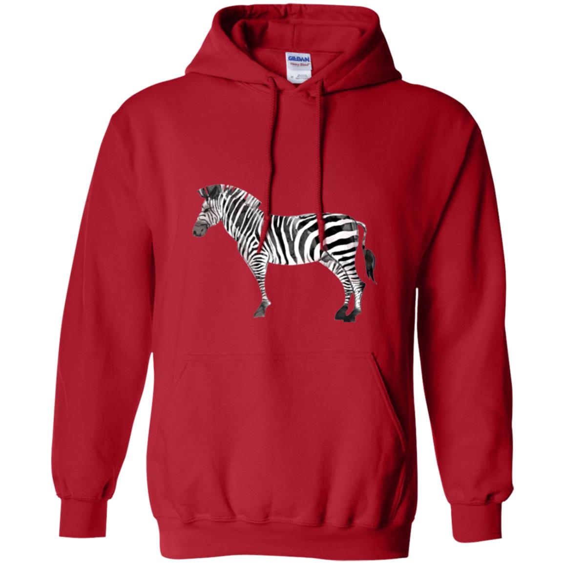 Awesome Zebra T-shirt Red