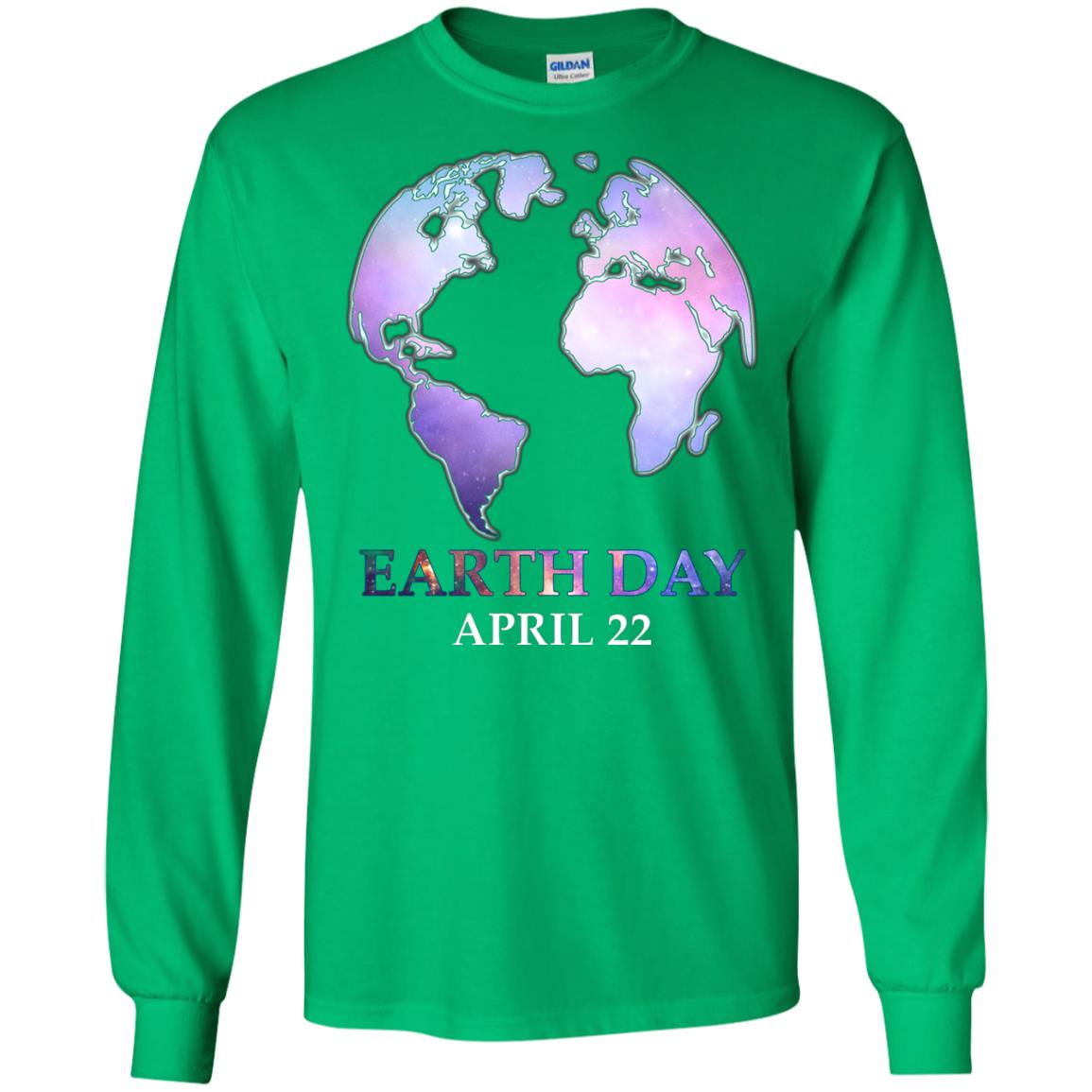 Earth Day April 22 T-shirt For Save The Environment Irish Green