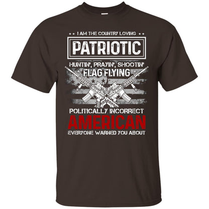 Politically Incorrect American Everyone Warned You About Military Shirt Dark Chocolate