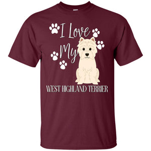 Westie West Highland Terrier Dog Shirt