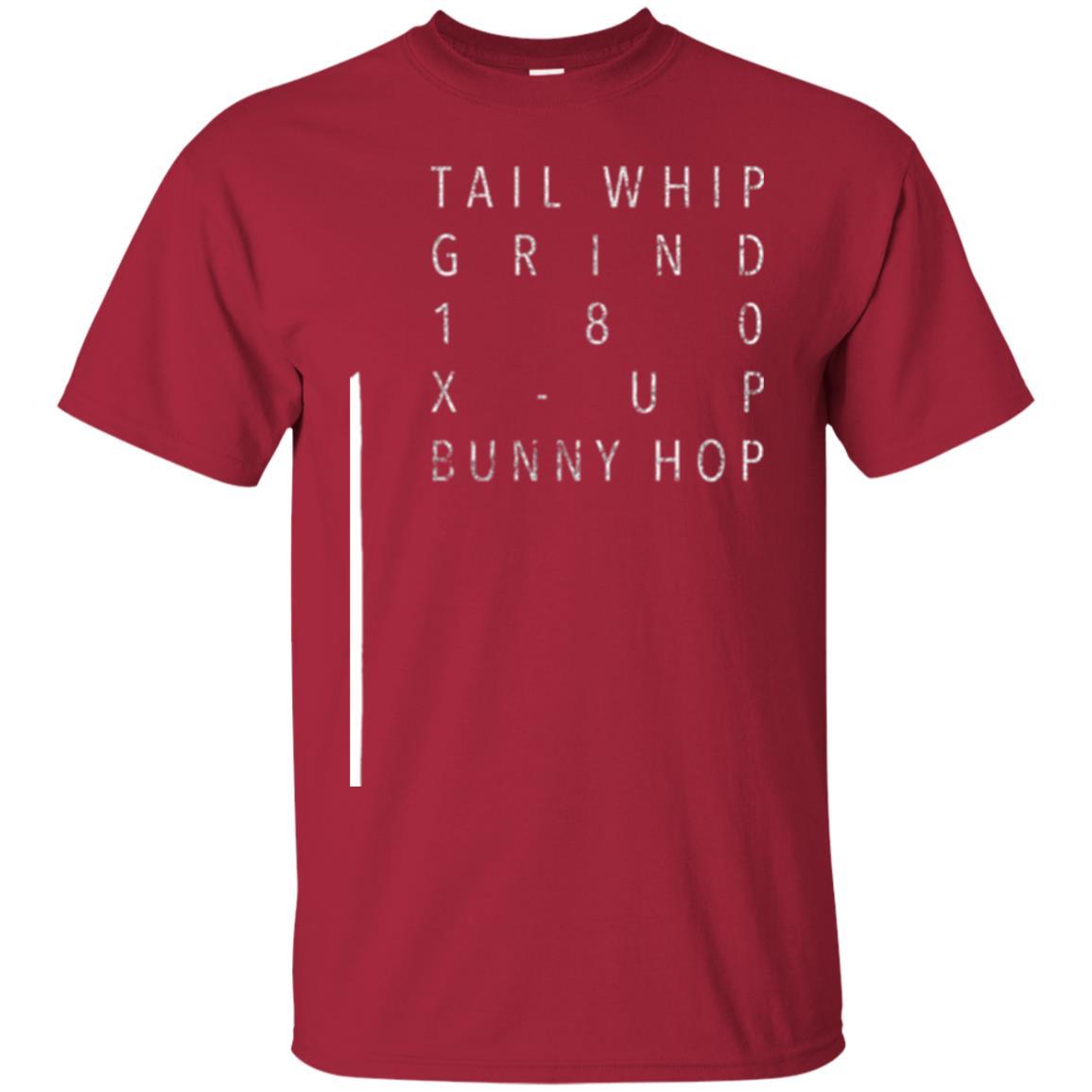Scooter Tricks T-shirt Tail Whip Grind 180 X-up Bunny Hop Cardinal