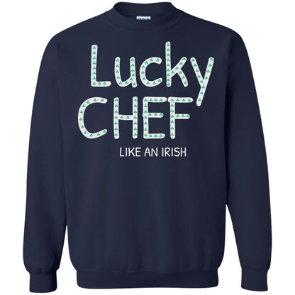 Lucky Chef Like An Irish Shamrock Saint Patrick's Day T-shirt Navy