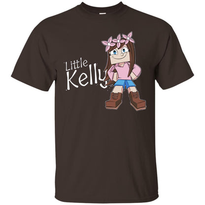 Little Kelly Minecraft Little Club Adventures Shirt Dark Chocolate