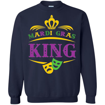 Mardi Gras King Gift T-shirt Navy