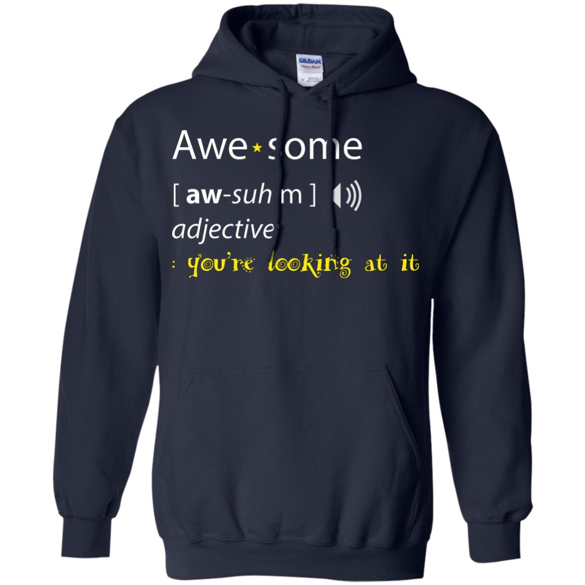 Awesome You_re Looking At It Cool Shirt For Boys Or Girls Navy