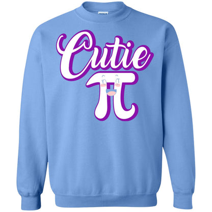 Cutie Pi Math Teacher T-shirt Carolina Blue