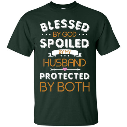 Blessed By God Spoiled By My Husband Protected By Both Shirt Forest