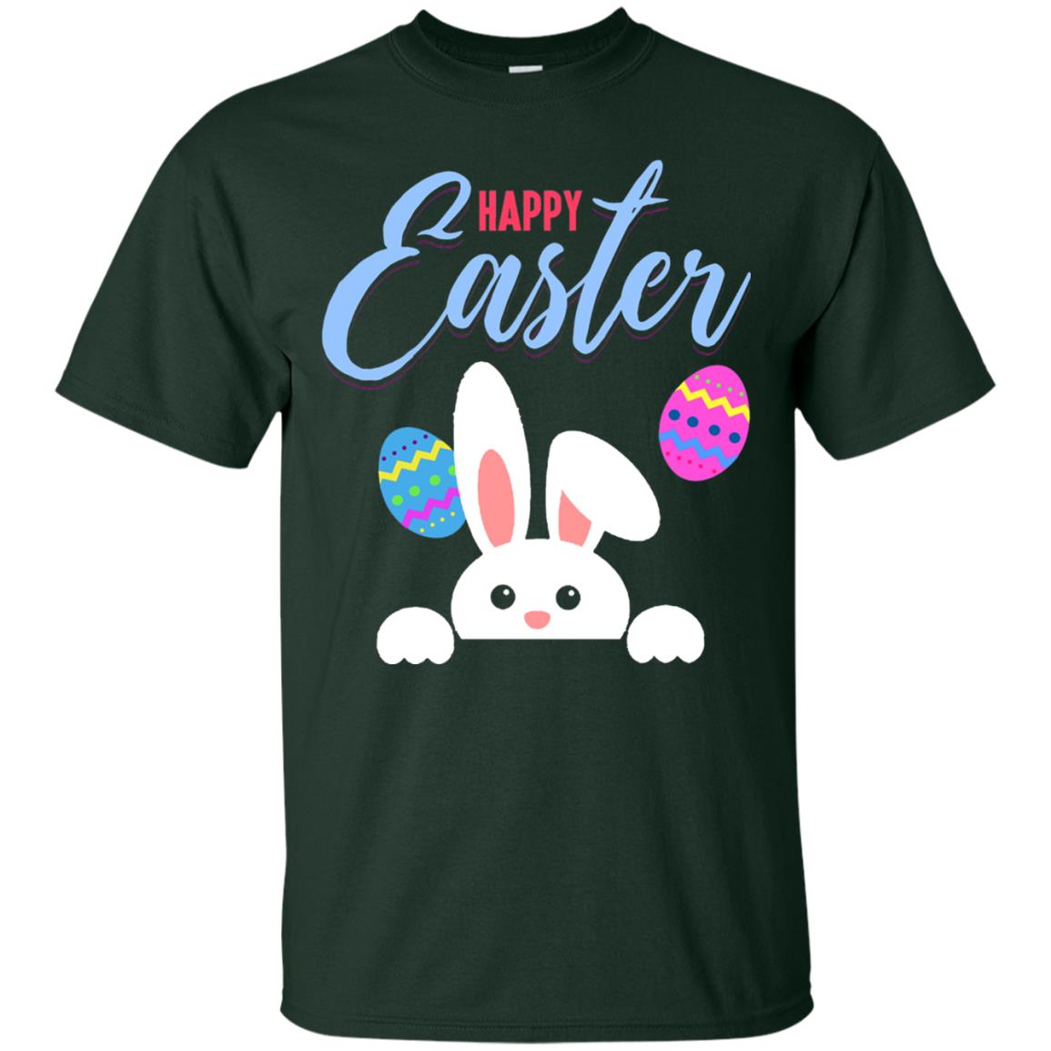 Emoji Bunny Egg Happy Easter Shirt Forest