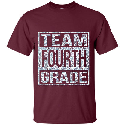 Team 4th Grade Shirt Maroon