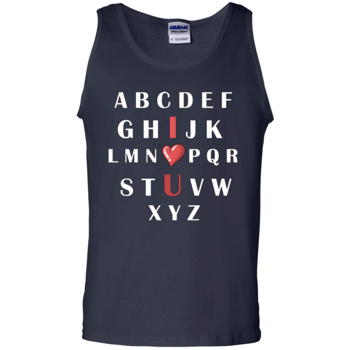Alphabet I Love You T-shirt Navy