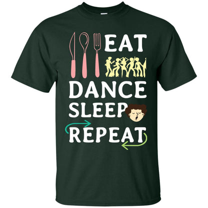 Eat Dance Sleep Repeat Dance Lover Shirt Forest
