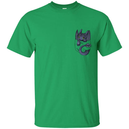 Dragon In Pocket Shirt Irish Green