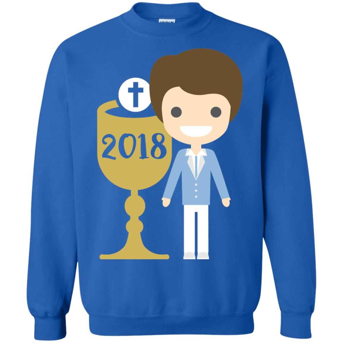First Communion 2018 1st Holy Communion Shirt Royal