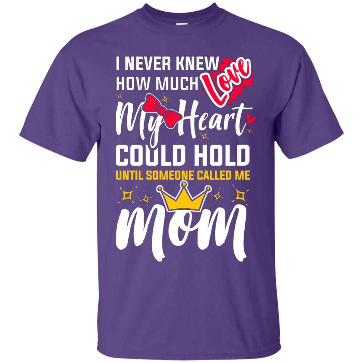 Untill Someone Called Me Mom Mommy Shirt Purple