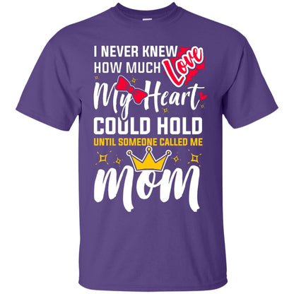 Untill Someone Called Me Mom Mommy Shirt Purple