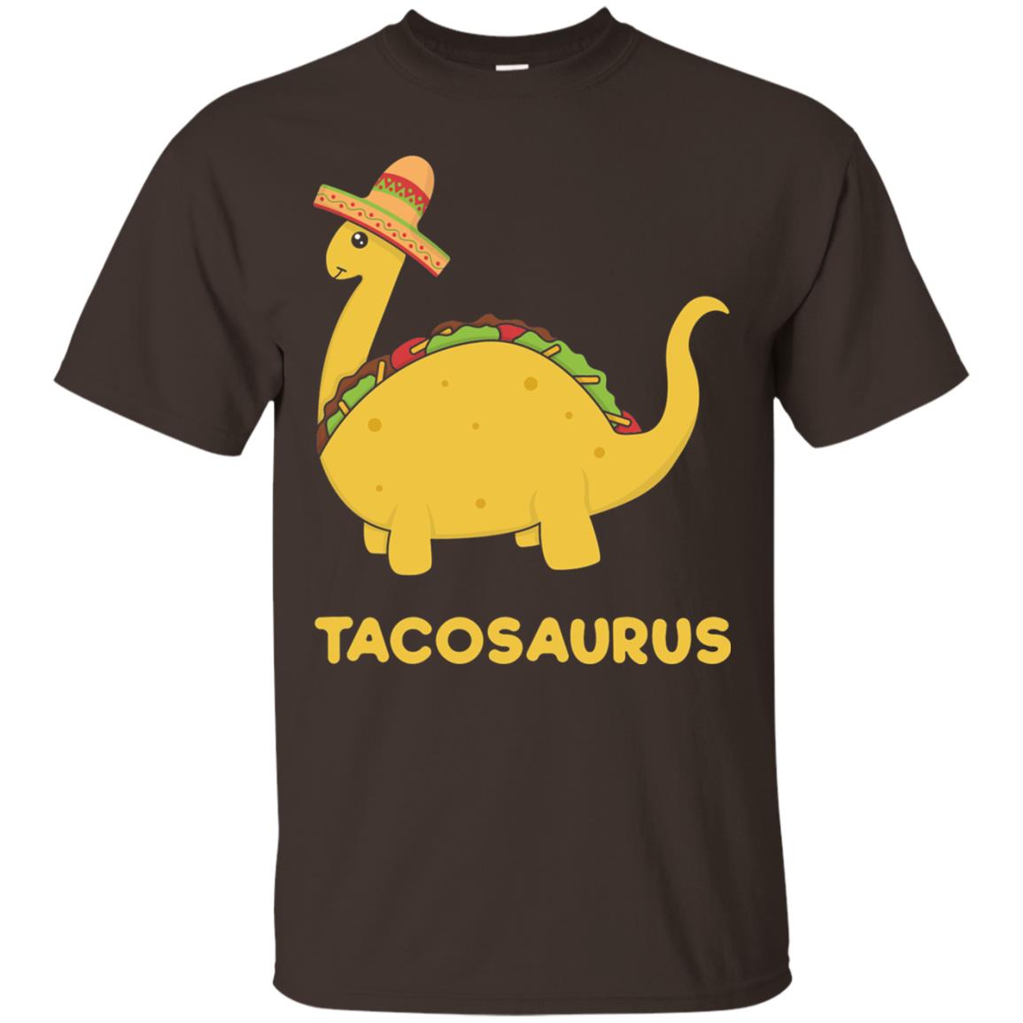 Cinco De Mayo Tacosaurus Taco Dinosaur Lover Shirt Dark Chocolate