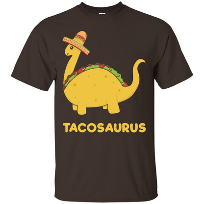 Cinco De Mayo Tacosaurus Taco Dinosaur Lover Shirt Dark Chocolate