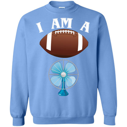 Football Lover T-shirt I Am A Football Fan Carolina Blue