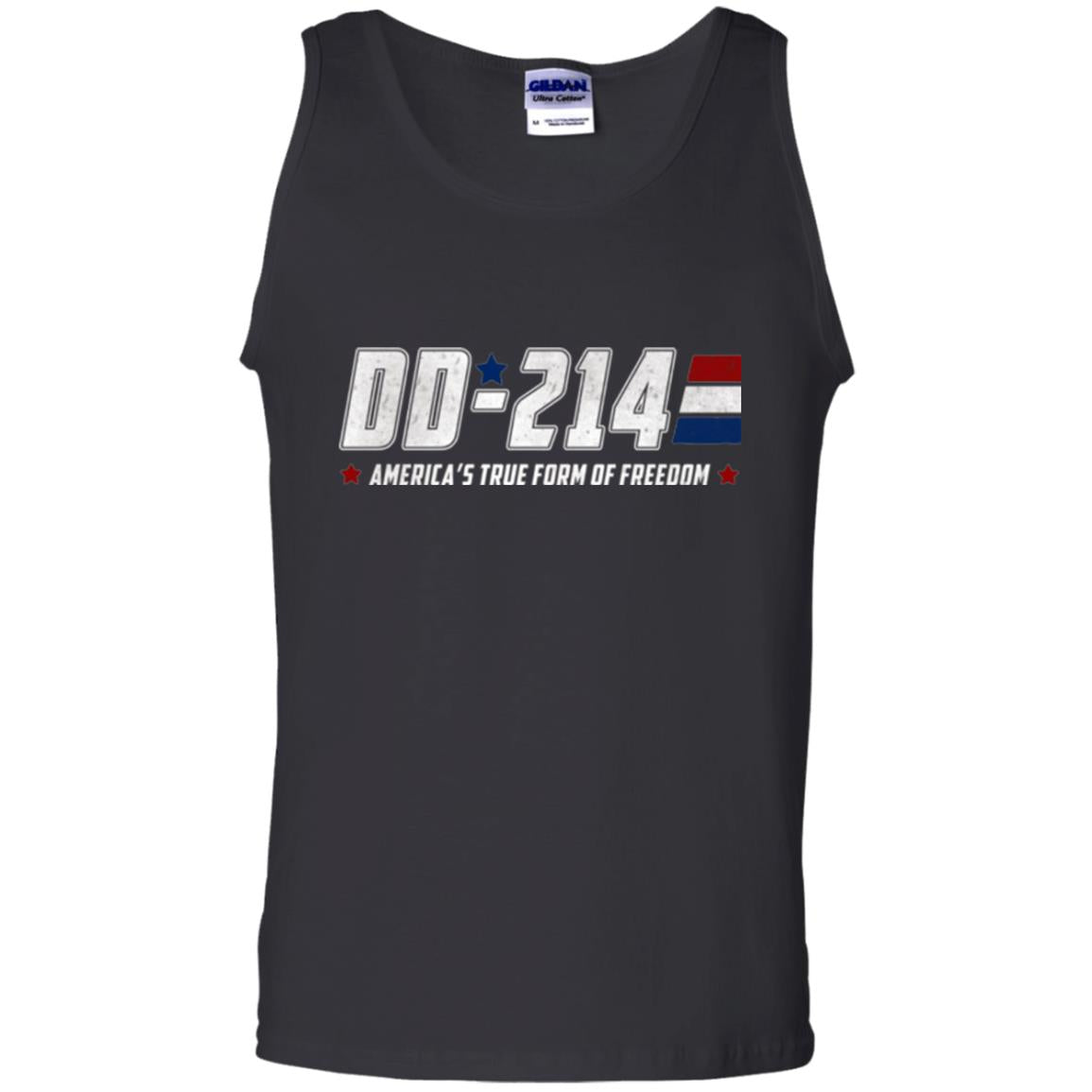 Military T-shirt Dd-214 America_s True Form Of Freedom Black