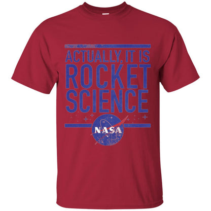 Science T-shirt Actually It Is Rocket Science Graphic Cardinal
