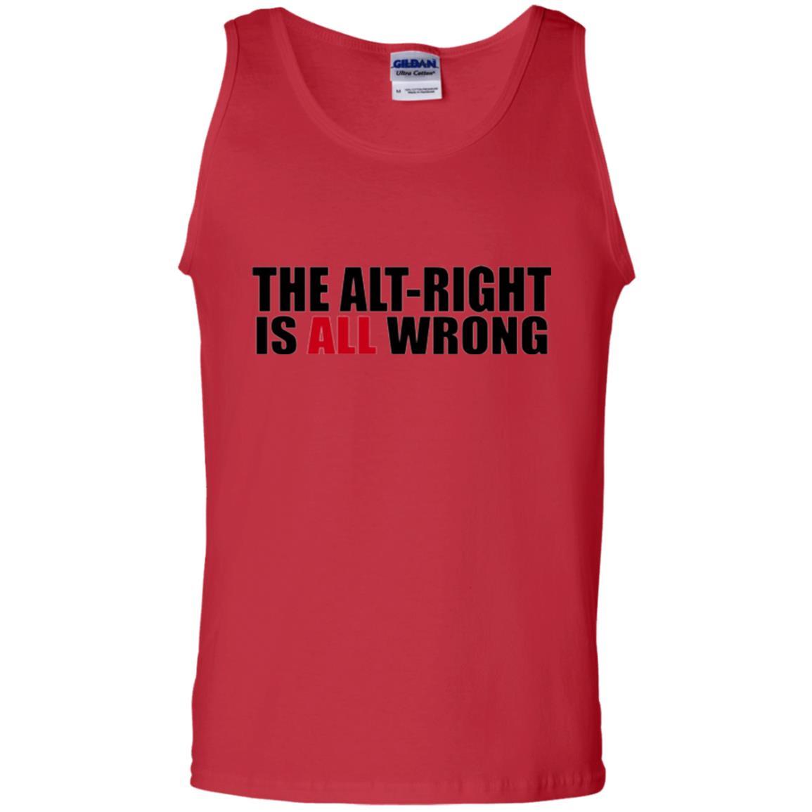 The Alt Right Is All Wrong T-shirt Red