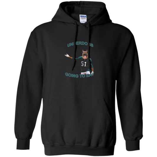 Football T-shirt Underdogs Going To Eat Black
