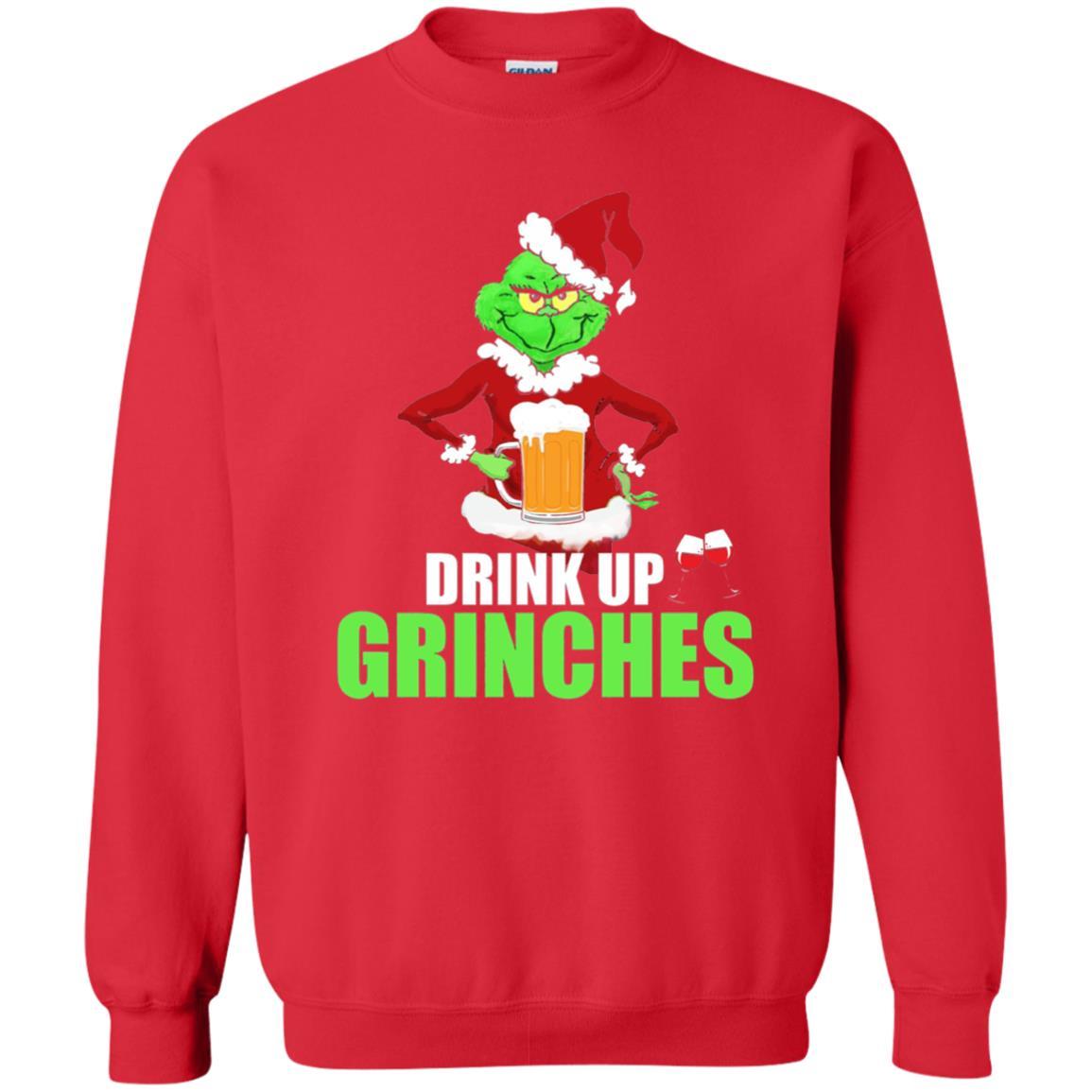 Christmas T-shirt Drink Up Grinches Red
